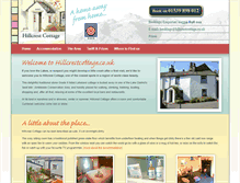 Tablet Screenshot of hillcrestcottage.co.uk